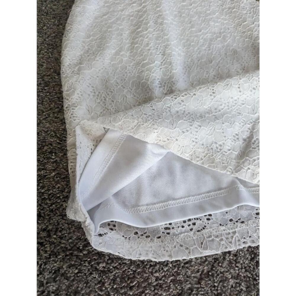 EUC Rue21 White Lace Mini Dress S - Picture 4 of 4